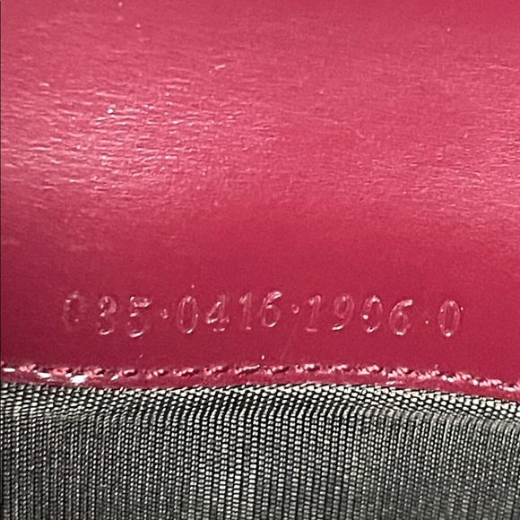 Gucci Vintage Rare Calf Pony Hair & Leather Oxblood Bi-fold Long Kisslock Wallet - Picture 14 of 14